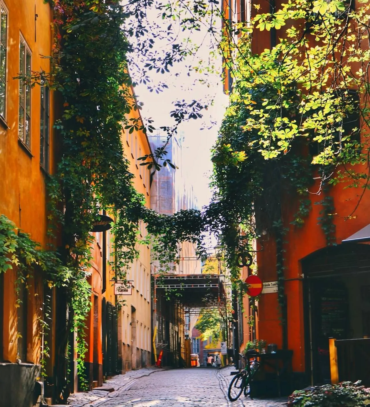 A narrow Street in Sweden