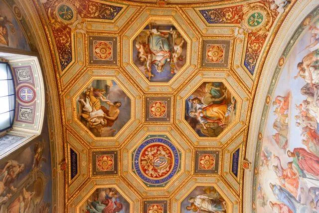 The entrance of a church in Ragusa